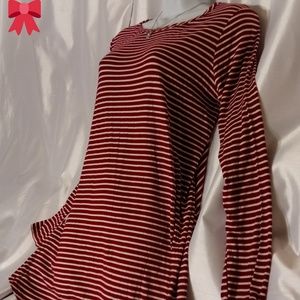 Red/White Striped Dress by Pinc XL